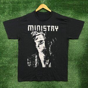 Ministry Twitch North American Tour Industrial Metal Band T-Shirt Size Large
